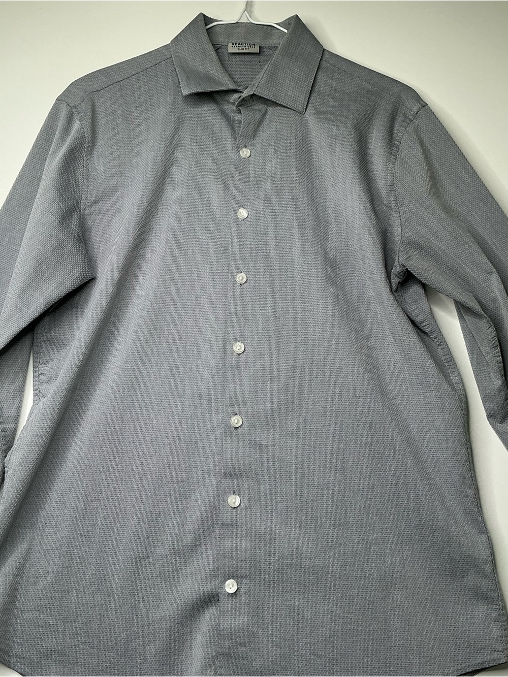 Kenneth Cole Reaction Men’s Shirt Slim Fit Long Sleeve Button-Up Shirt 15.5